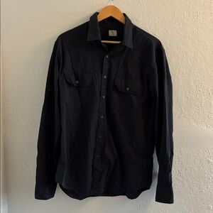 J. Crew Navy Cotton Shirt